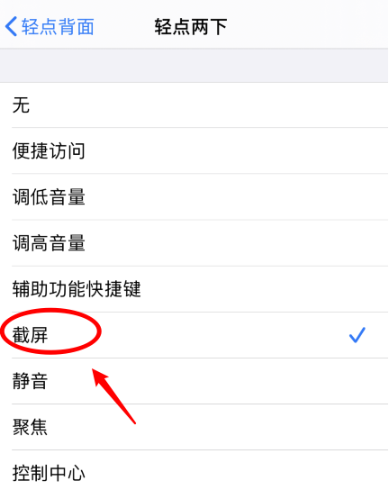花溪苹果手机维修分享iPhone12如何启用双击截屏 